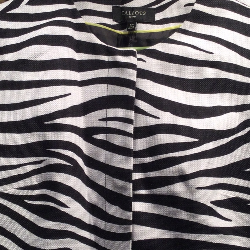 Zebra Blazer - Picture 3 of 4
